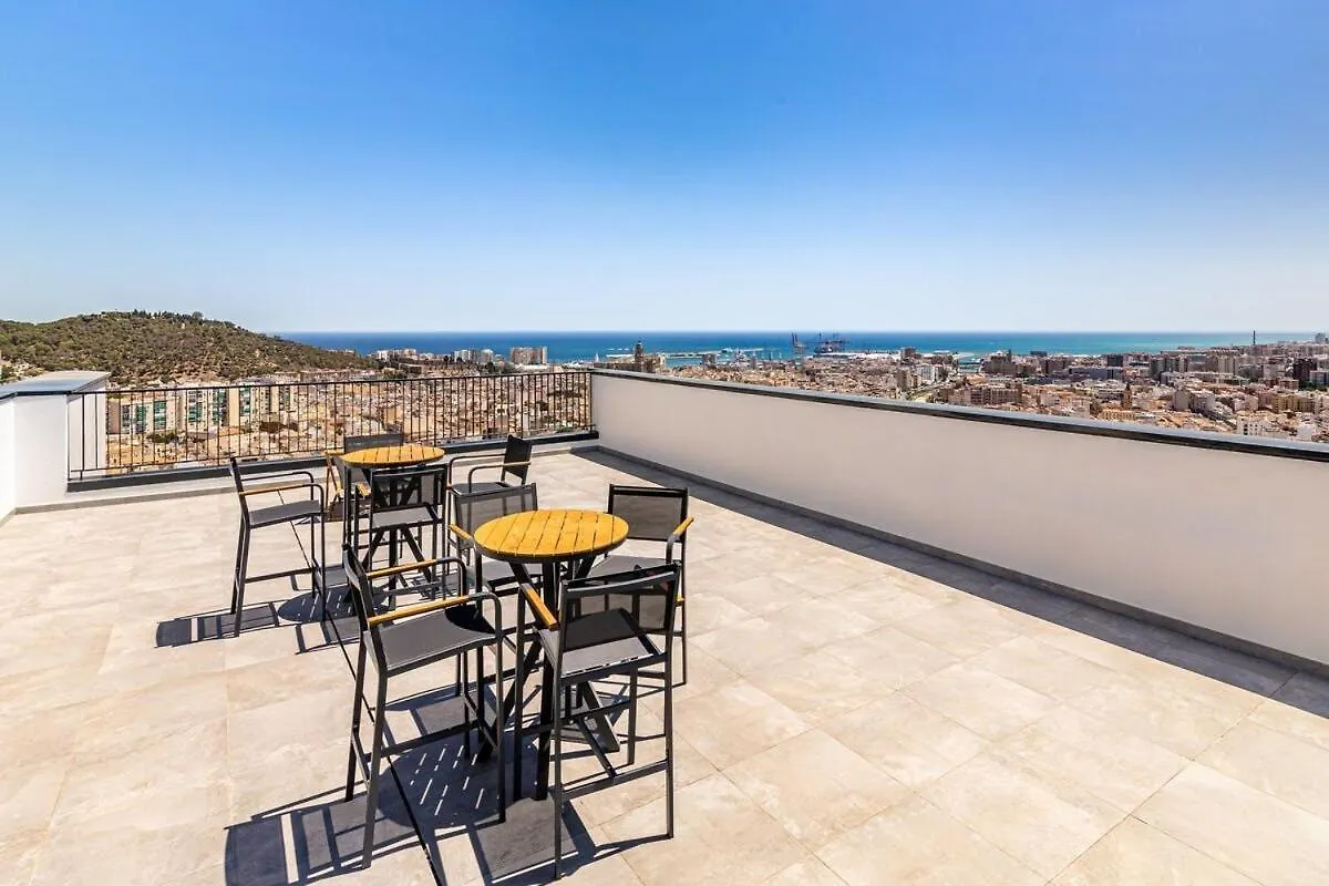 Vistas Panoramicas En Urban Sky Apartman Málaga Spanyolország