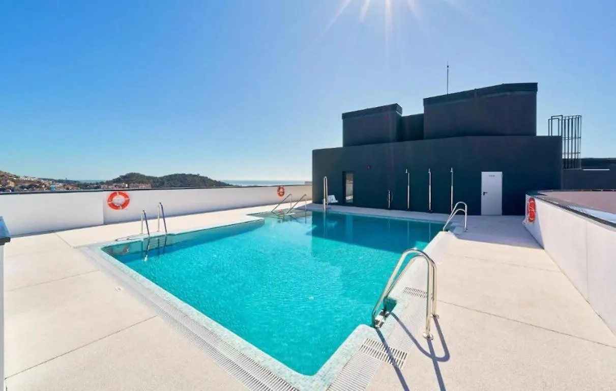 Vistas Panoramicas En Urban Sky Apartment Malaga 0*,