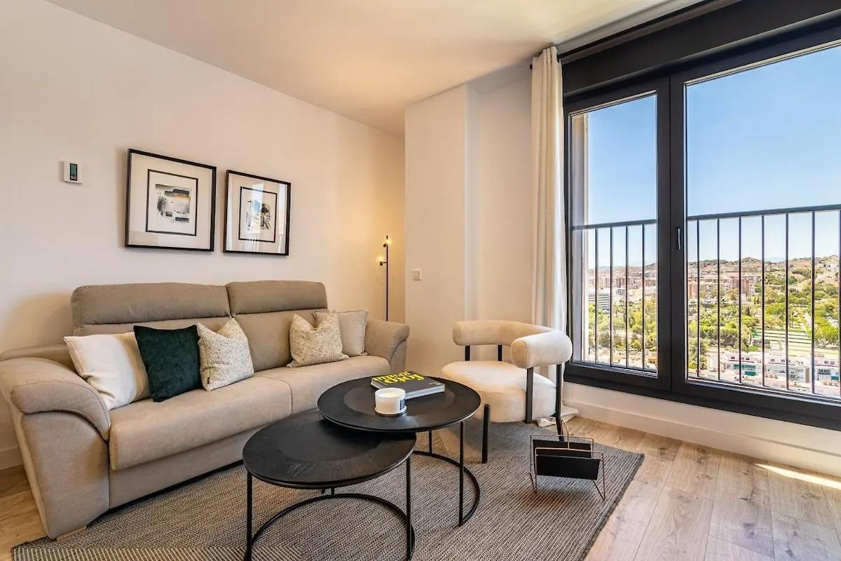 Vistas Panoramicas En Urban Sky Apartment Malaga